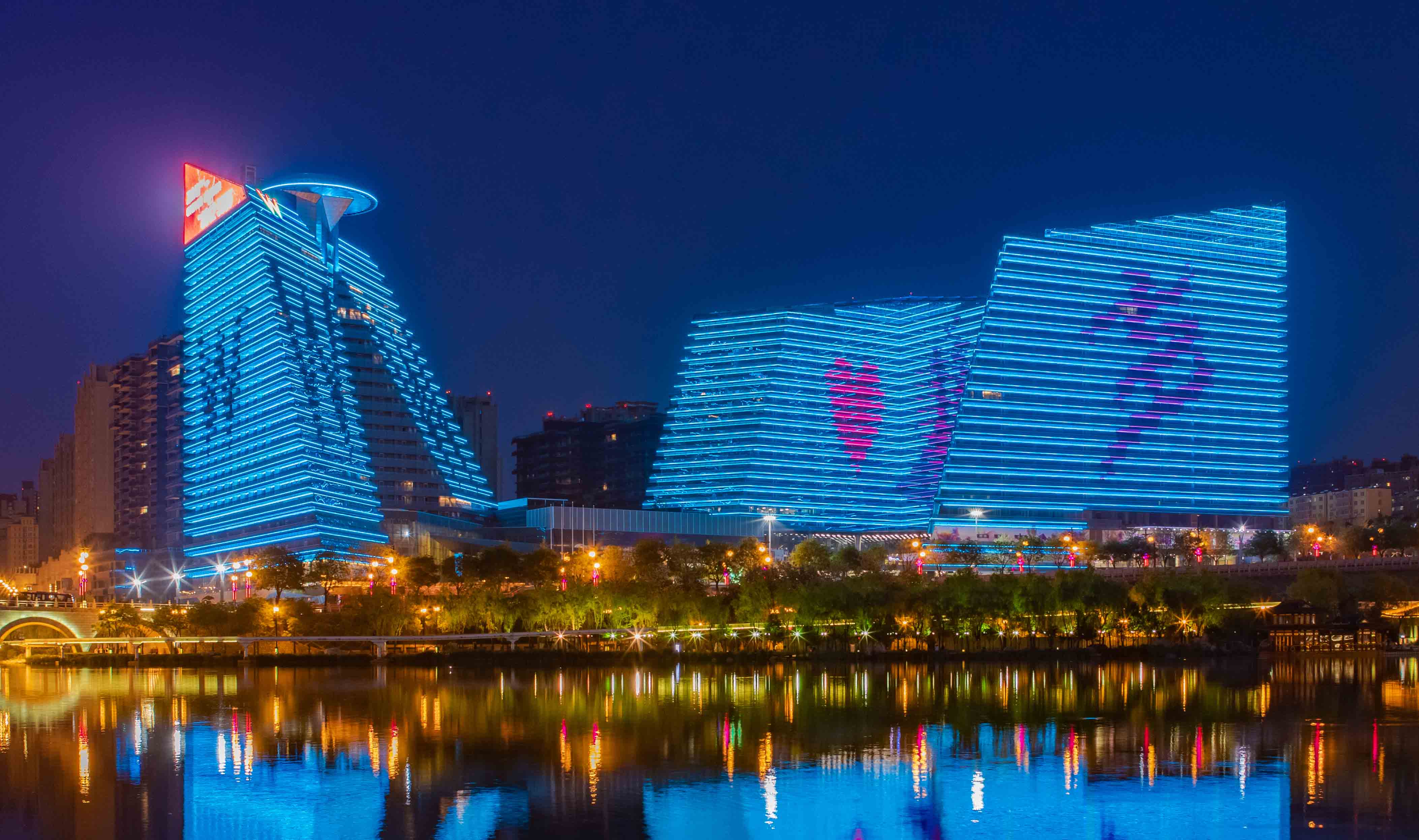 西安万众国际夜景照明工程--2019神灯奖申报工程