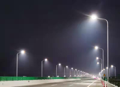 照亮回家路!博深高速沥林西互通路段全部完成照明工程