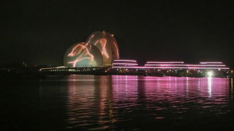 珠海大剧院夜景照明工程设计 建筑灯光与滨海环境的和谐对话